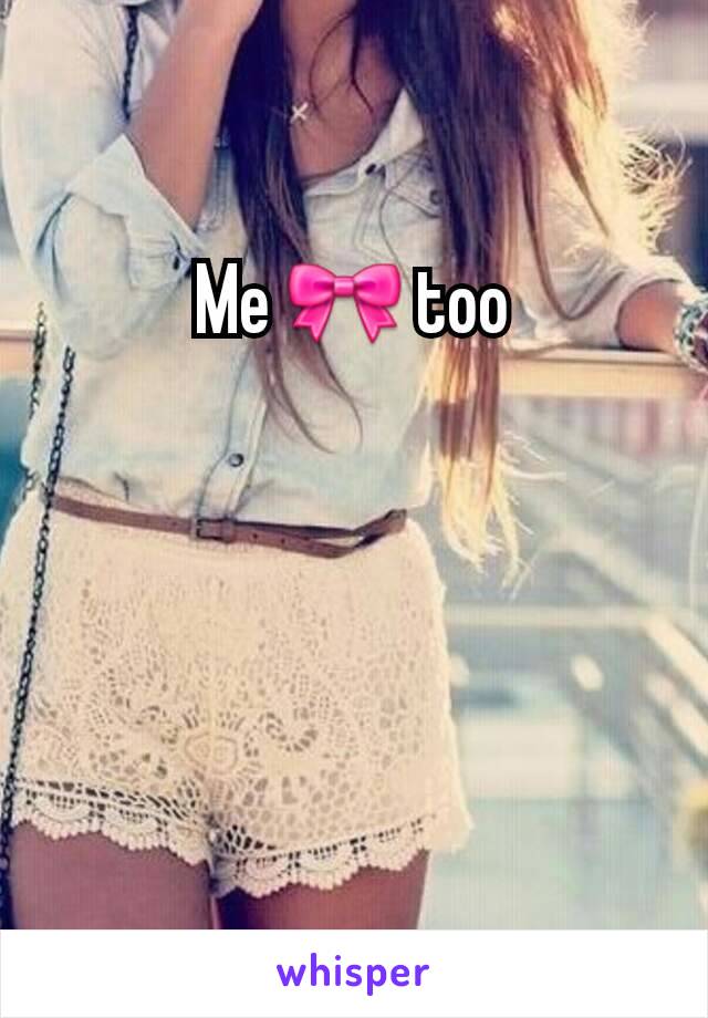 Me 🎀 too