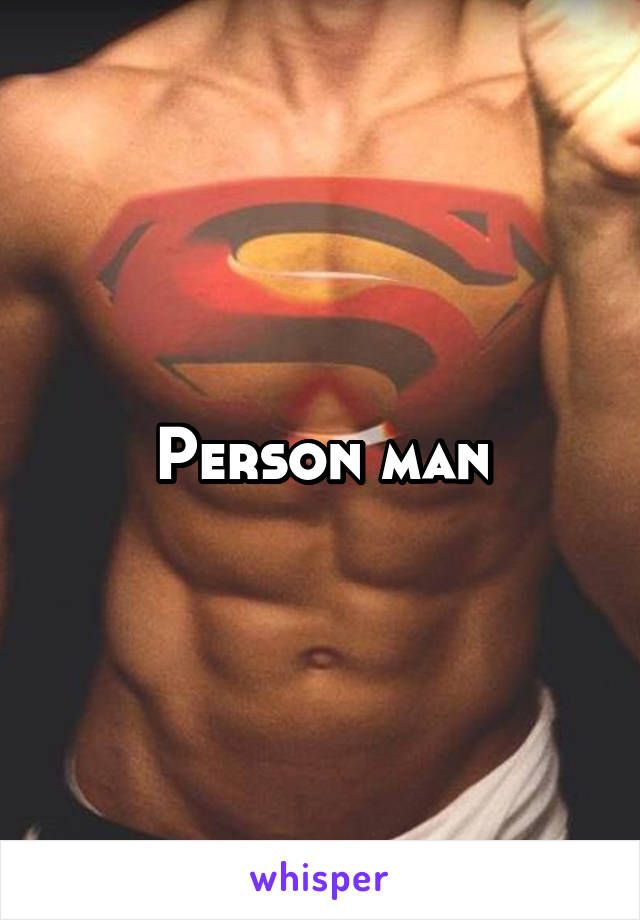 Person man