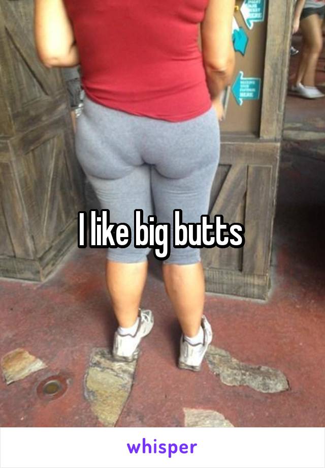 I like big butts 