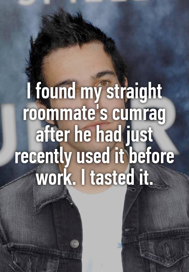 I Found My Straight Roommates Cumrag After He Had Just Recently Used It Before Work I Tasted It 2780