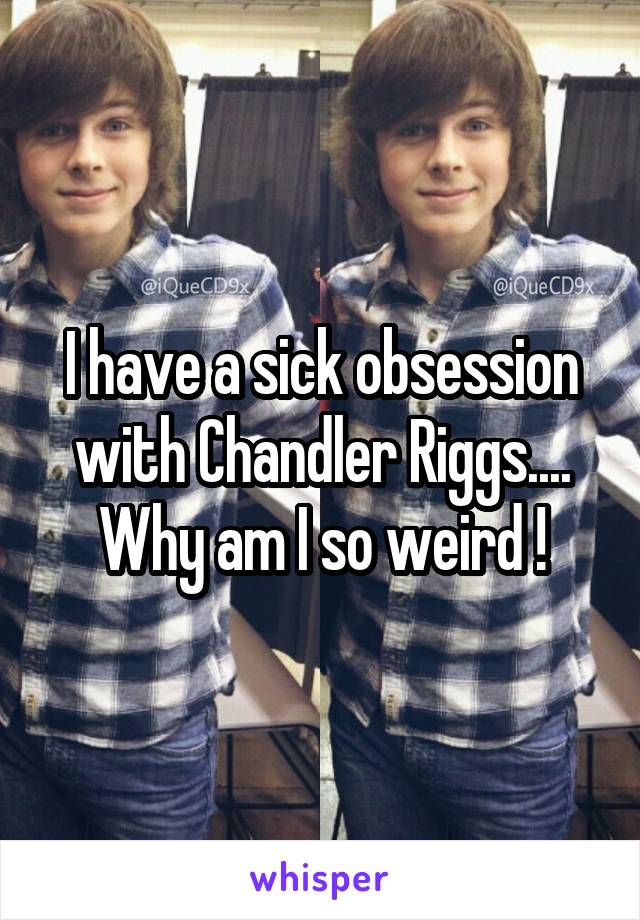 I have a sick obsession with Chandler Riggs....
Why am I so weird !