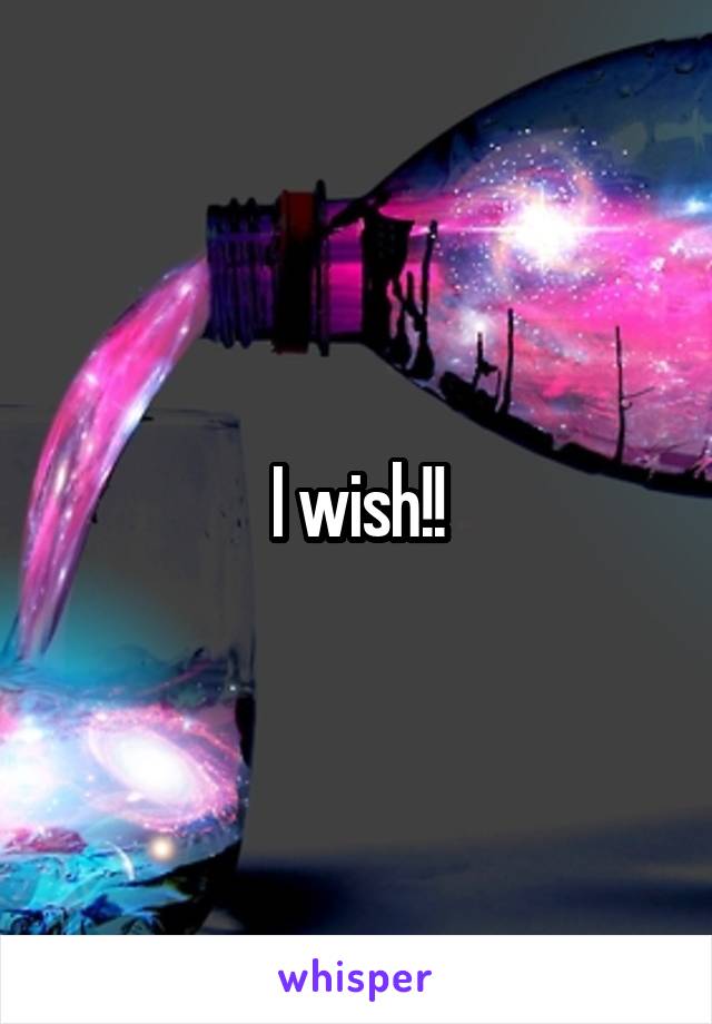 I wish!!