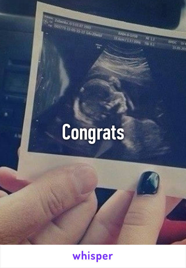 Congrats