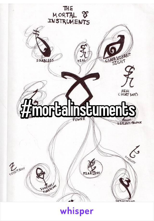 #mortalinstuments