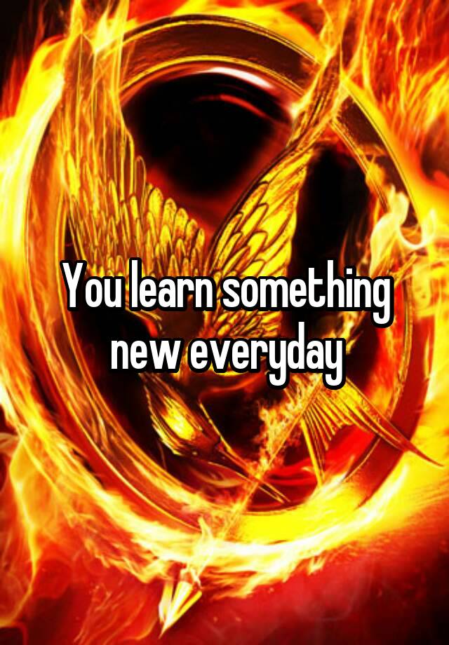 you-learn-something-new-everyday