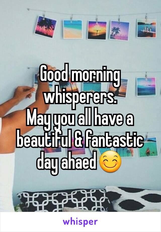 Good morning whisperers.
May you all have a beautiful & fantastic day ahaed😊