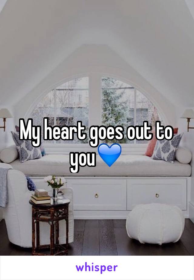 My heart goes out to you💙