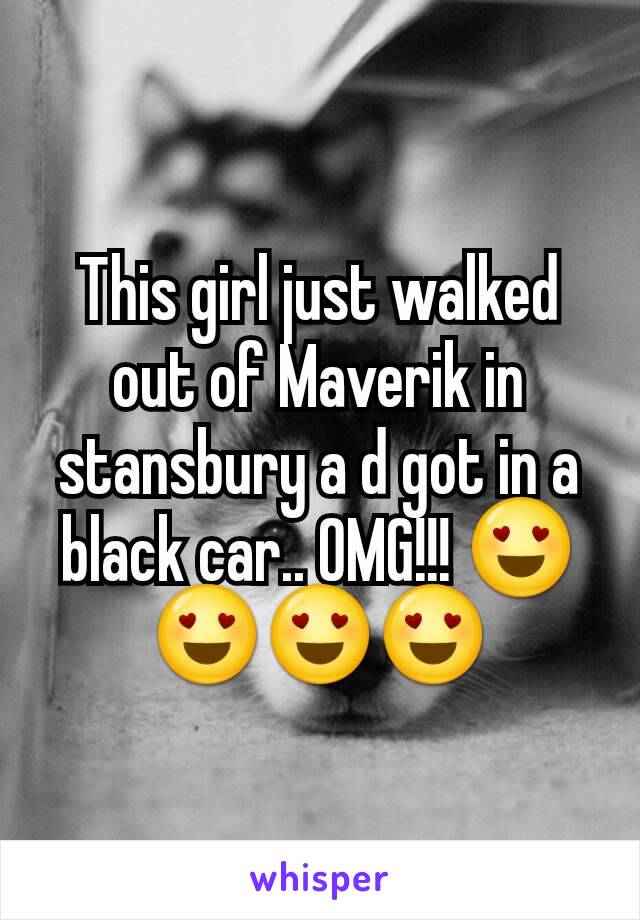 This girl just walked out of Maverik in stansbury a d got in a black car.. OMG!!! 😍😍😍😍