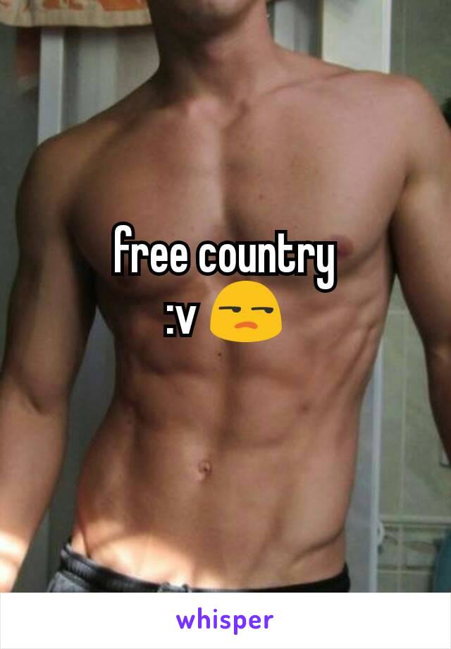 free country
:v 😒