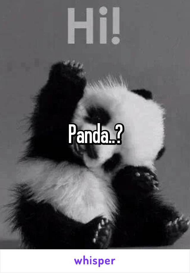 Panda..?