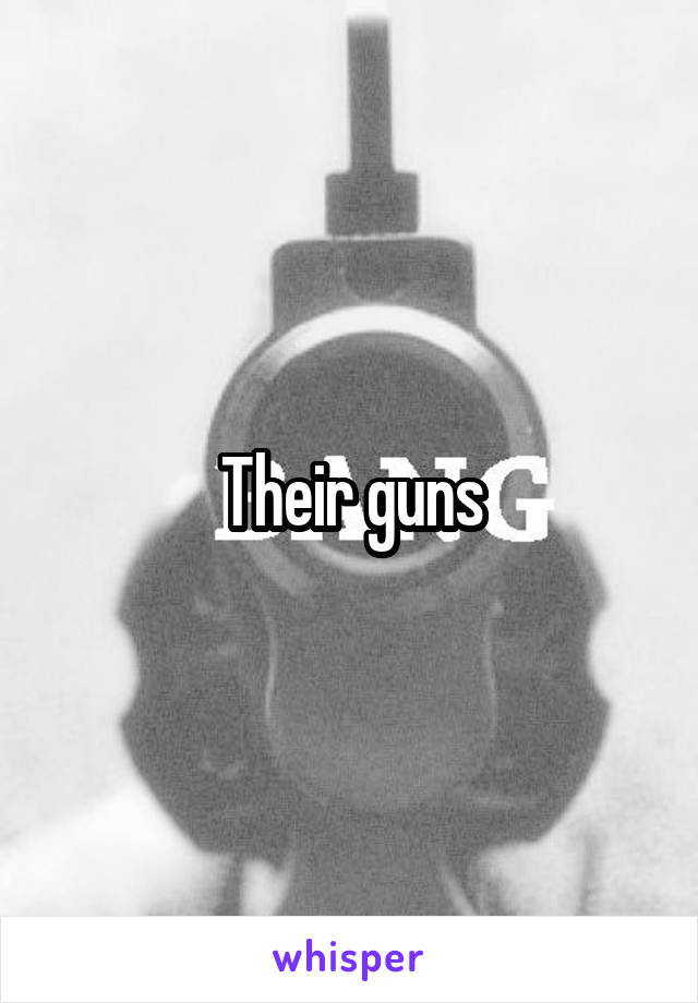 Their guns