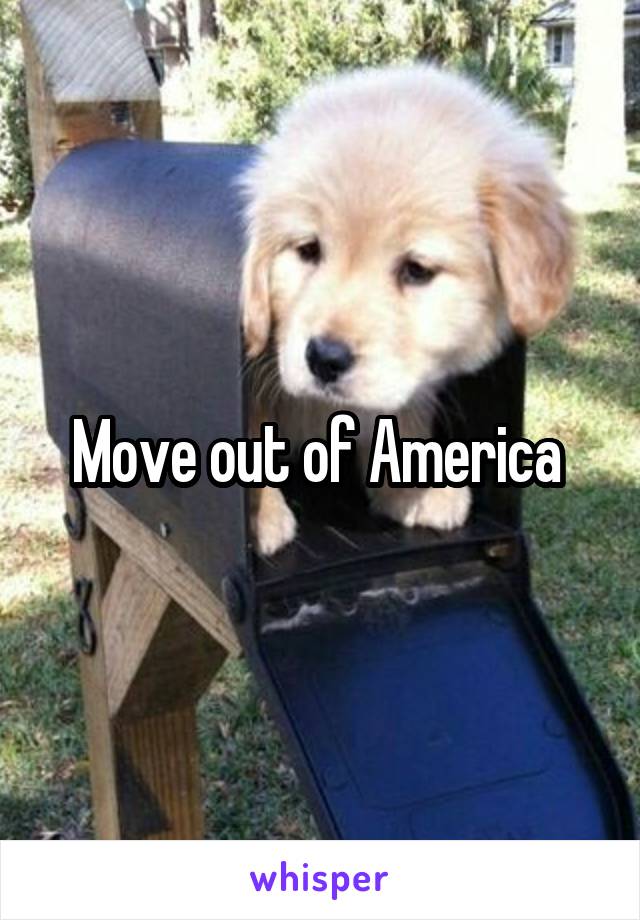 Move out of America 