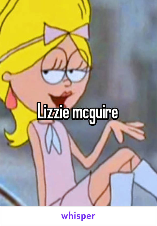 Lizzie mcguire 