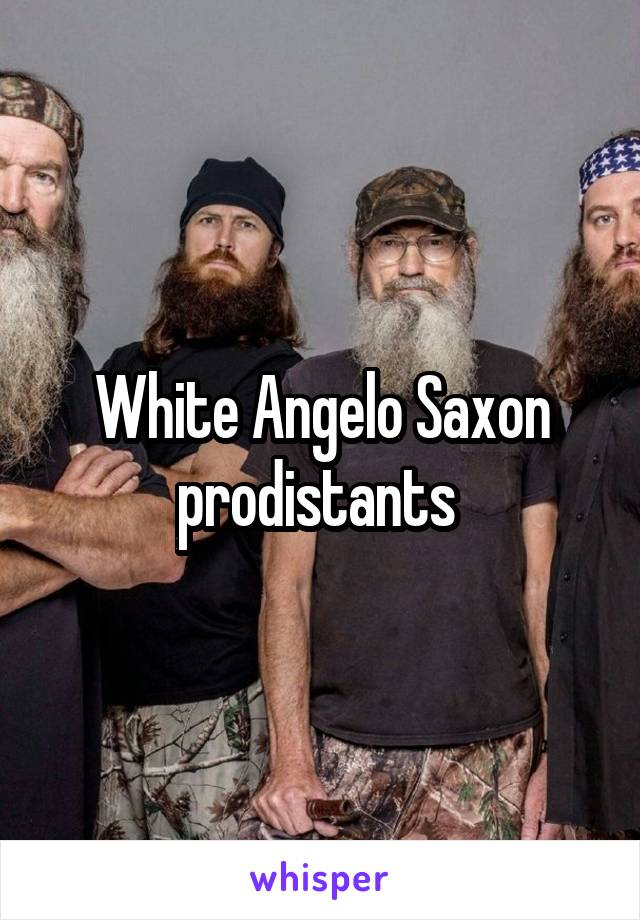 White Angelo Saxon prodistants 