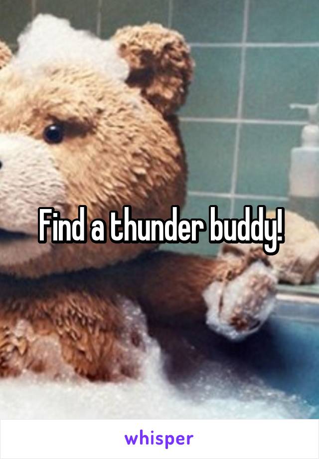 Find a thunder buddy!