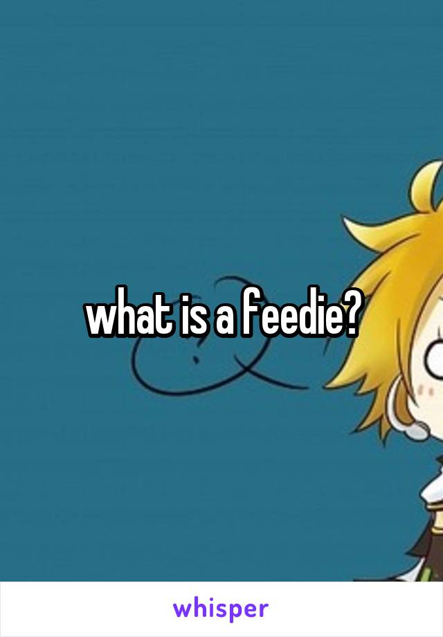 what is a feedie?