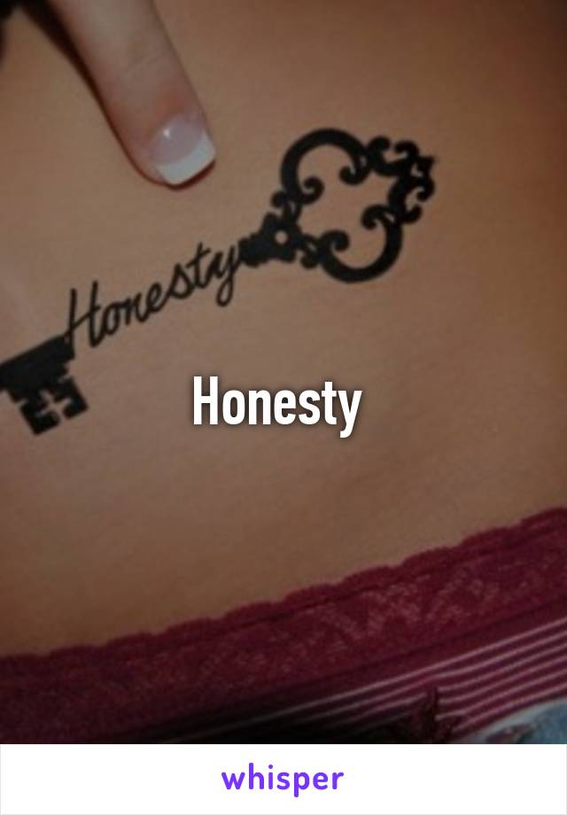 Honesty 