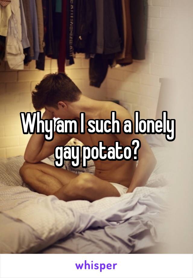 Why am I such a lonely gay potato?