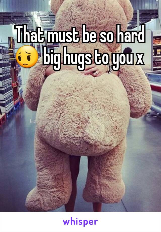 That must be so hard 😔 big hugs to you x 