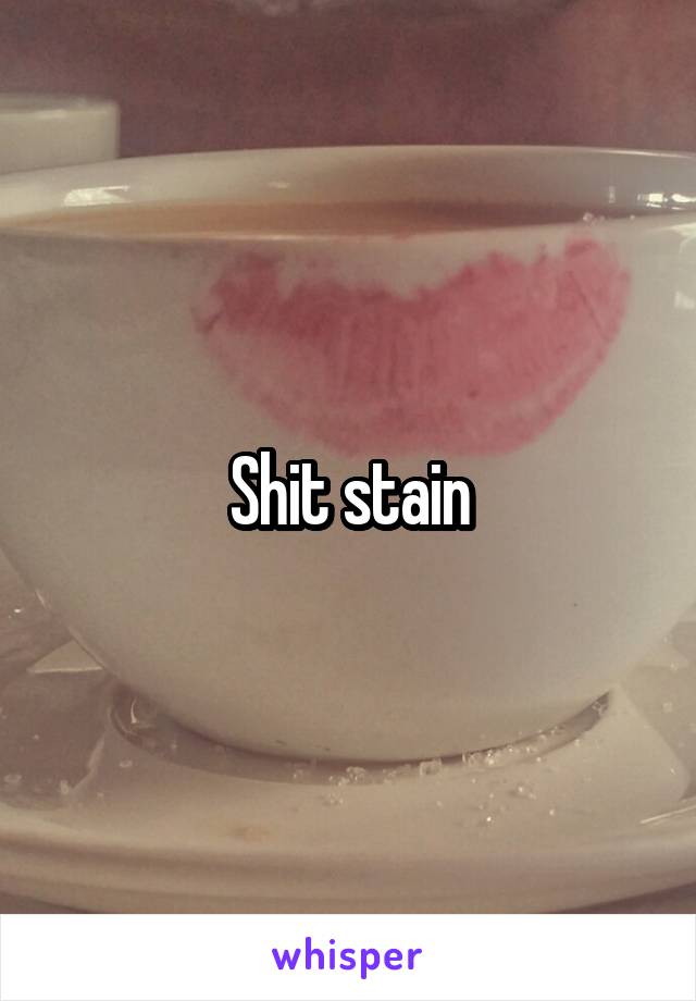 Shit stain