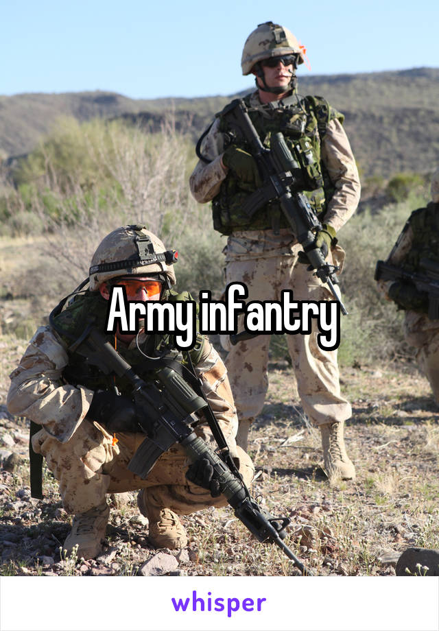 Army infantry