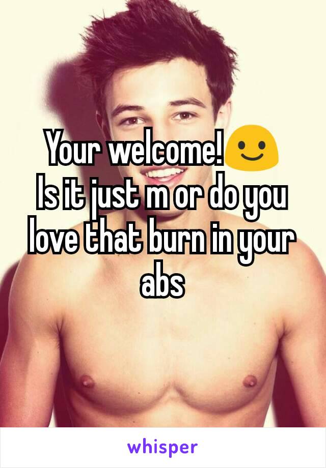 Your welcome!😃
Is it just m or do you love that burn in your abs
