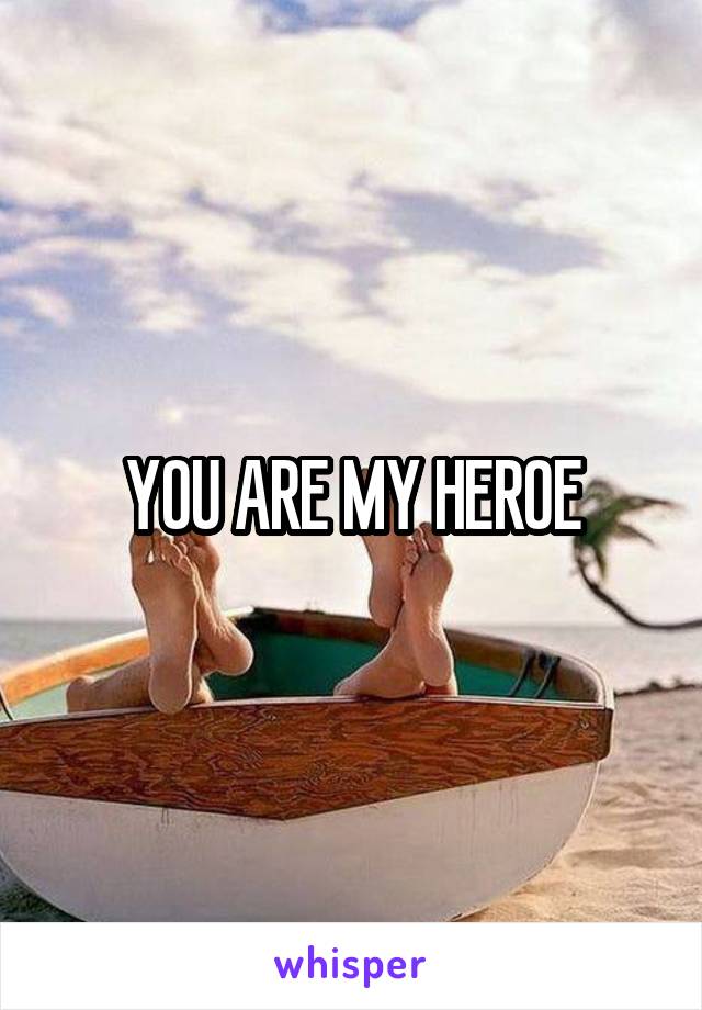 YOU ARE MY HEROE