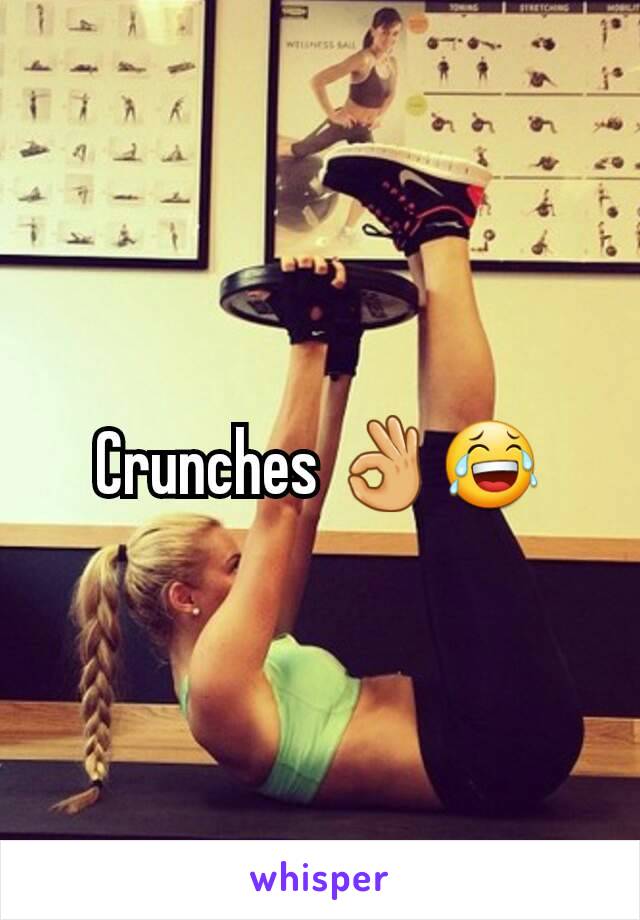 Crunches 👌😂