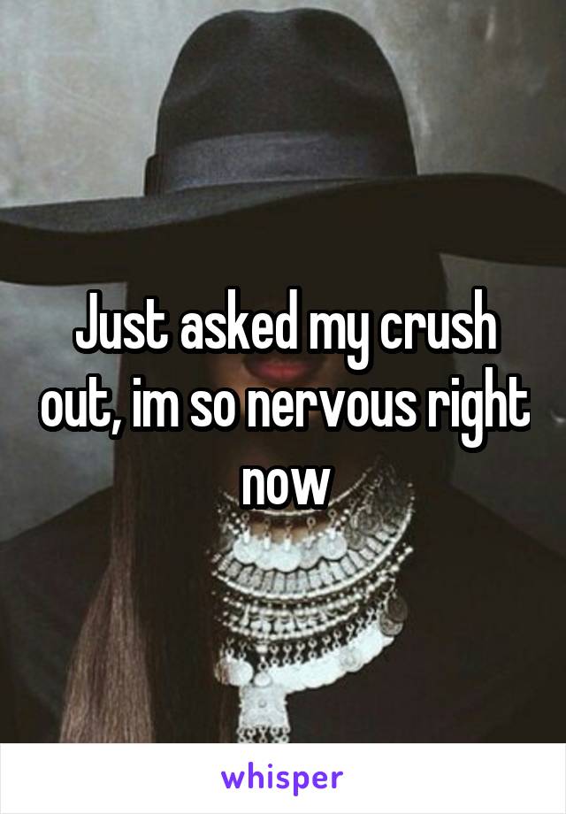 Just asked my crush out, im so nervous right now