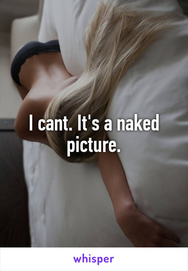 I cant. It's a naked picture.