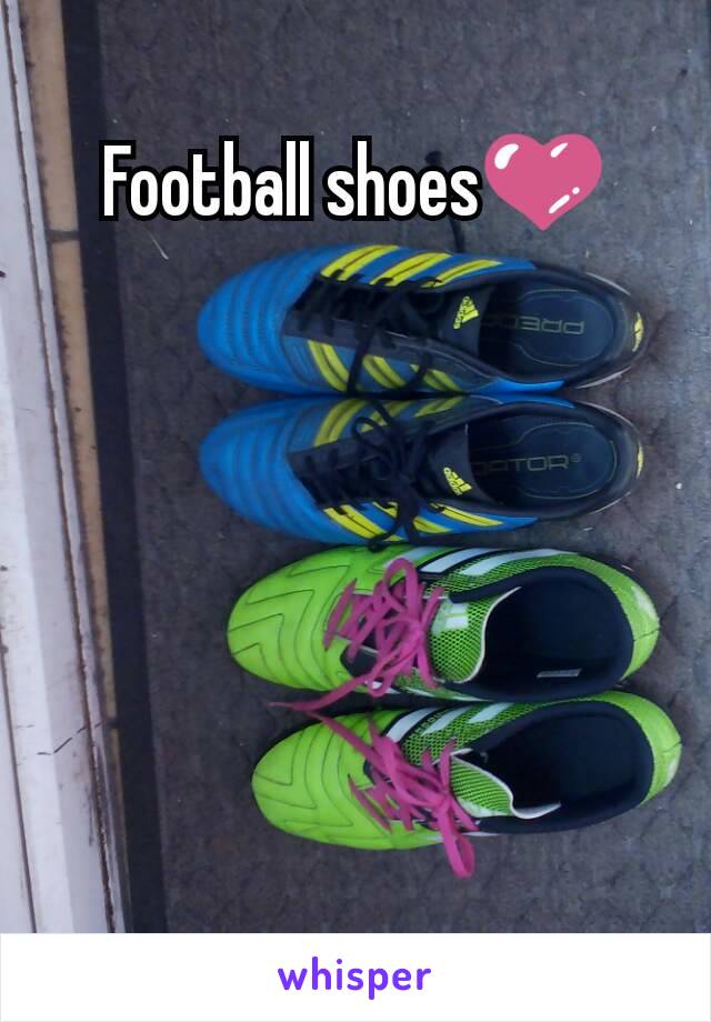 Football shoes💜