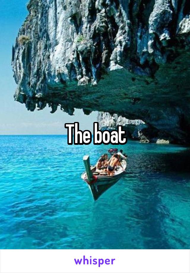 The boat