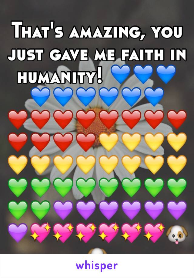 That's amazing, you just gave me faith in humanity! 💙💙💙💙💙💙💙💙💙❤️❤️❤️❤️❤️❤️❤️❤️❤️❤️❤️❤️💛💛💛💛💛💛💛💛💛💛💛💛💚💚💚💚💚💚💚💚💚💚💜💜💜💜💜💜💜💖💖💖💖💖💖🐶🐶
