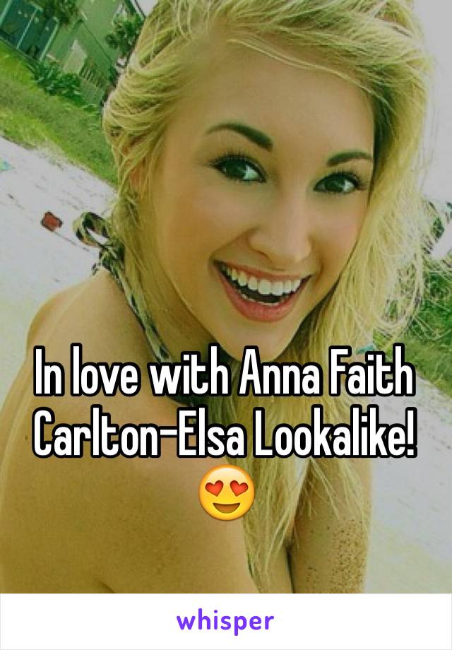 In love with Anna Faith Carlton-Elsa Lookalike! 😍