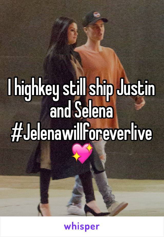 I highkey still ship Justin and Selena
#Jelenawillforeverlive 💖