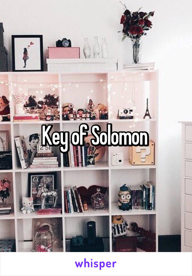 Key of Solomon 