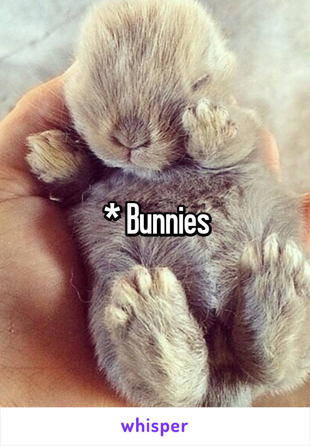 * Bunnies