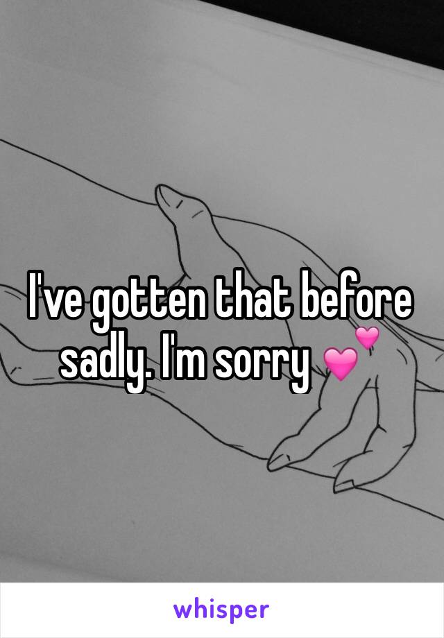 I've gotten that before sadly. I'm sorry 💕