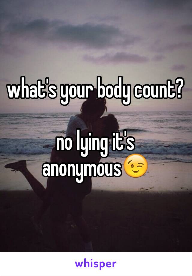 what's your body count?

no lying it's anonymous😉