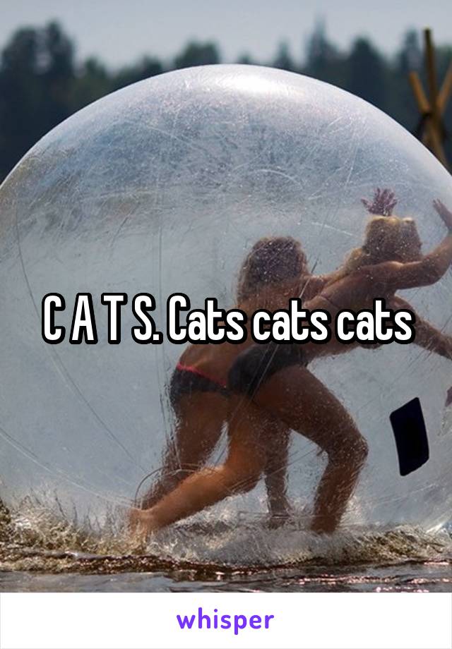 C A T S. Cats cats cats