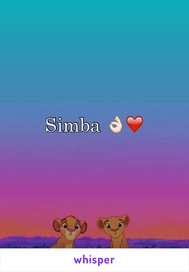 Simba 👌🏻❤️