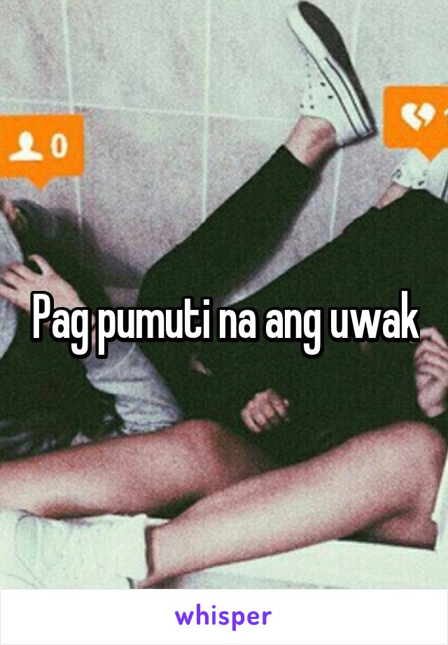 Pag pumuti na ang uwak