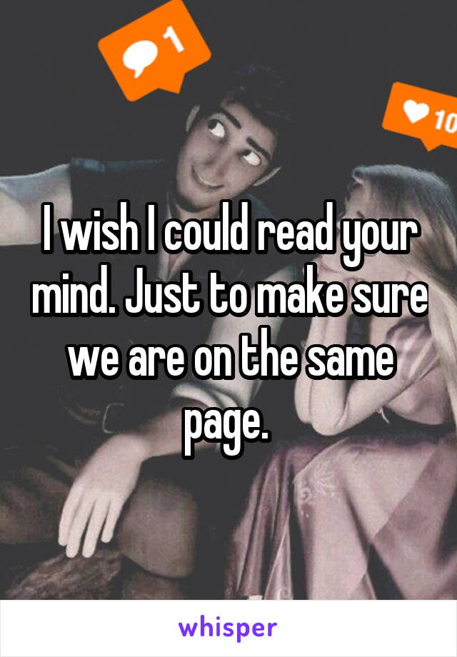 I wish I could read your mind. Just to make sure we are on the same page. 