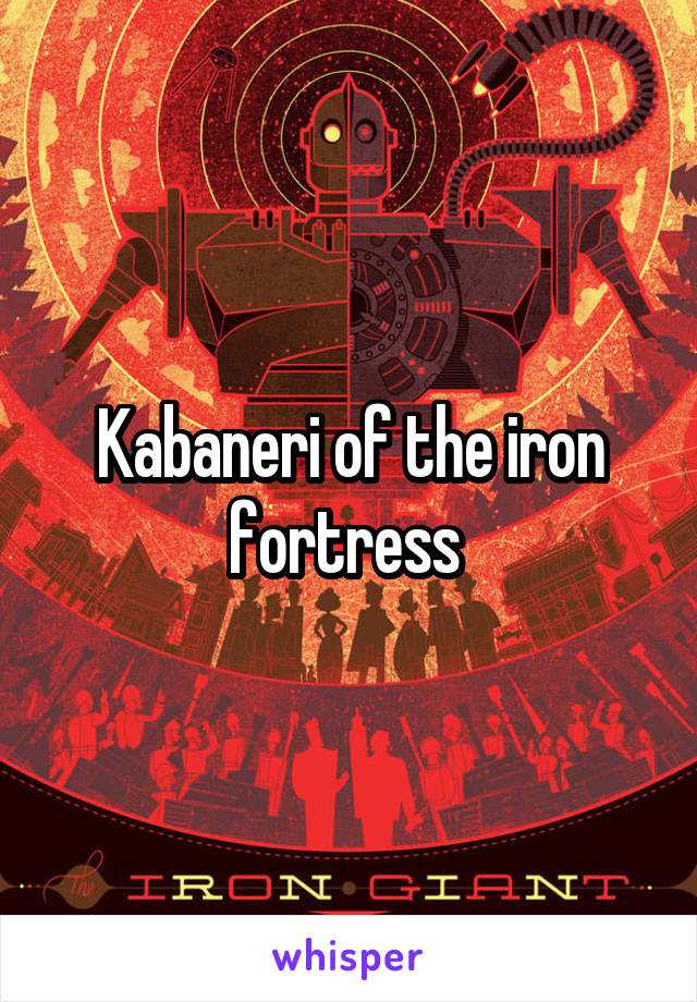 Kabaneri of the iron fortress 