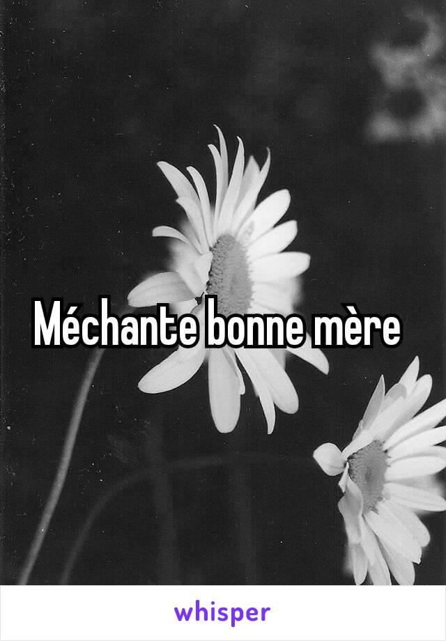 Méchante bonne mère 