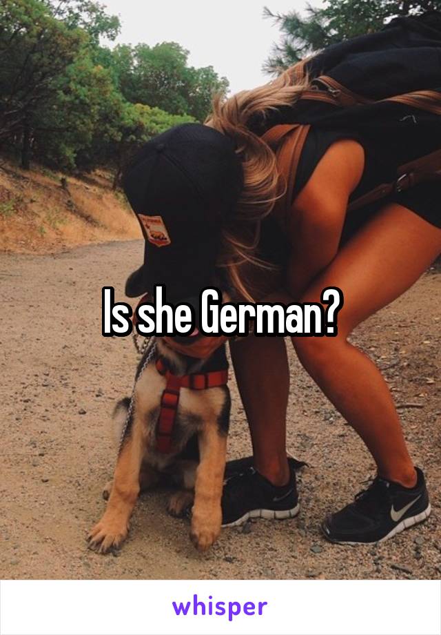 Is she German?