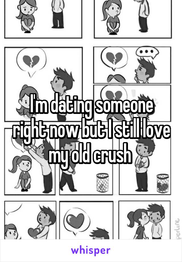 I'm dating someone right now but I still love my old crush 