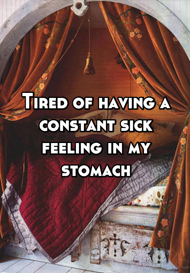 How To Get Rid Of Sick Feeling In Stomach