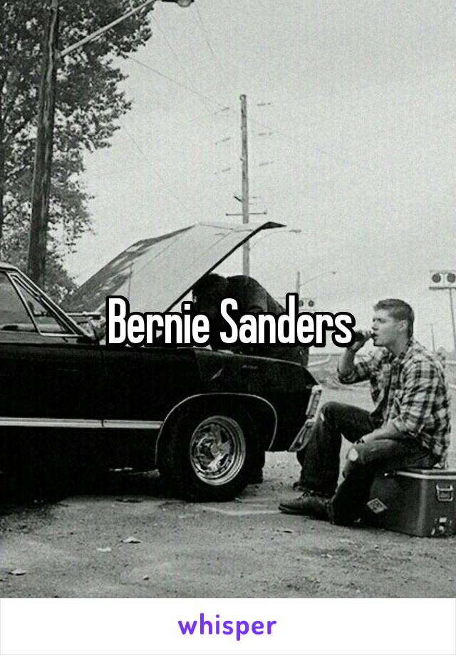 Bernie Sanders