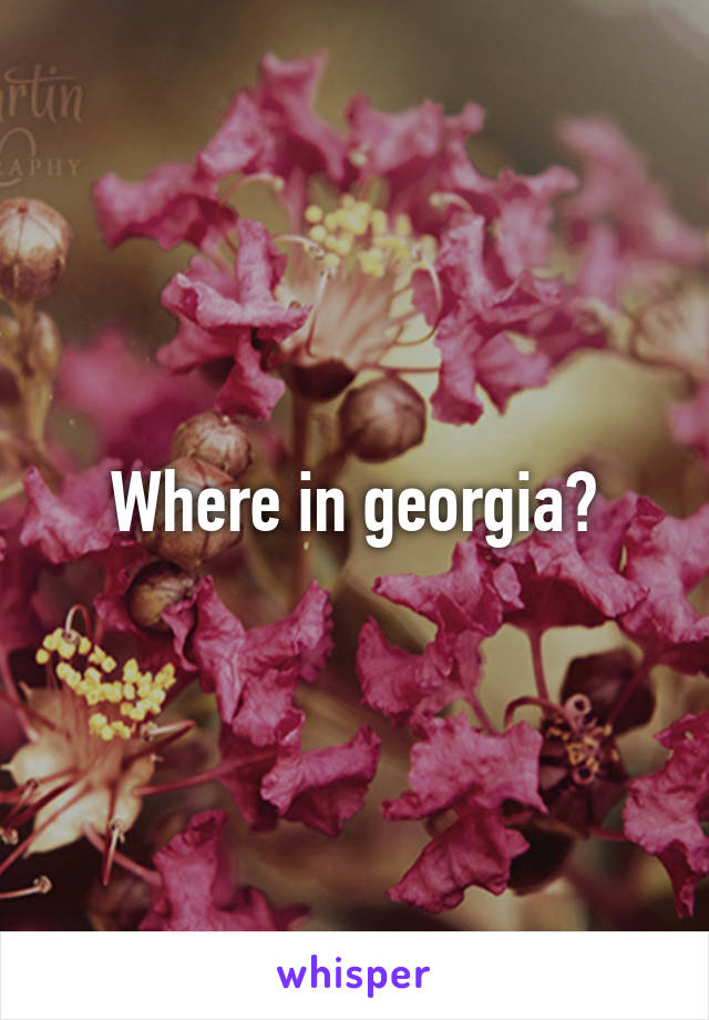 Where in georgia?